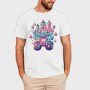 Castle Made Up With Gaming Controllers, Tricou Barbati (Unisex)