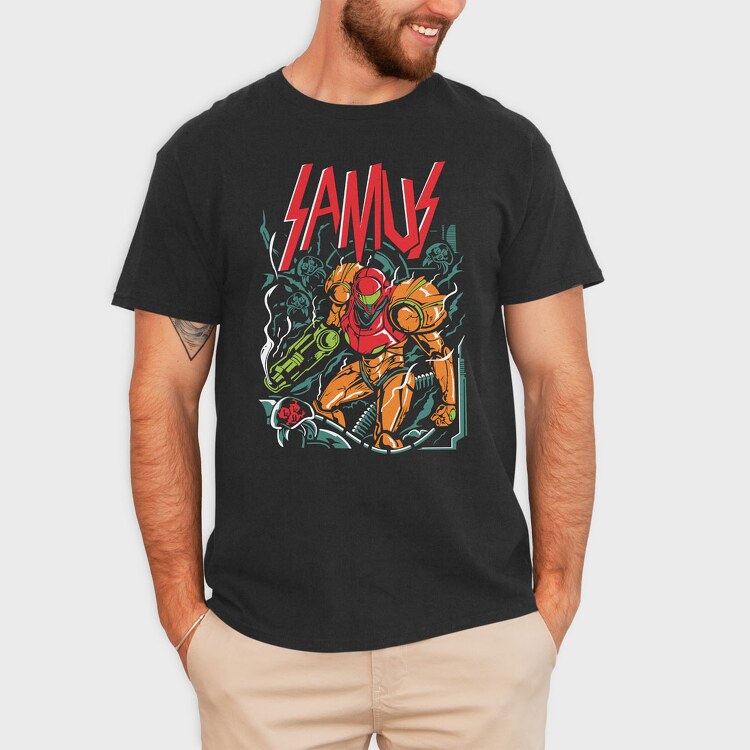 Samus (2), Tricou Barbati (Unisex)