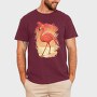 Flamingo Painting, Tricou Barbati (Unisex)