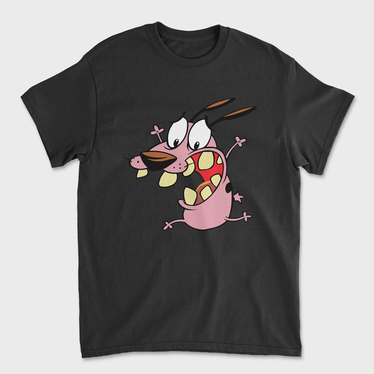 Cartoon Retro Courage the Cowardly Dog 3, Tricou Barbati (Unisex)
