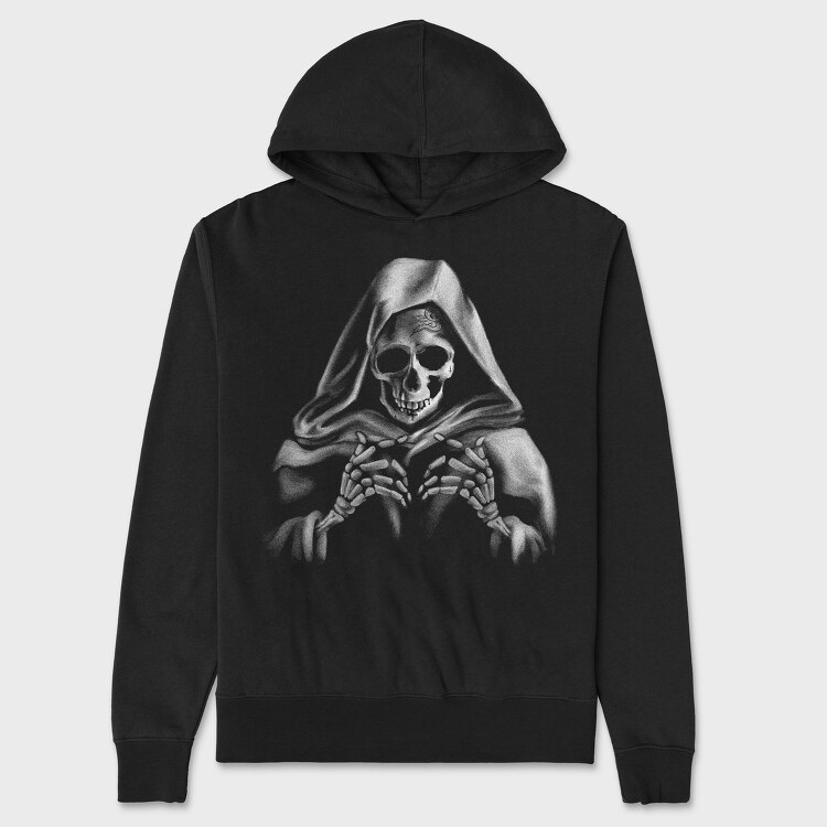 Death Skull, Hanorac Oversize Barbati (Unisex)