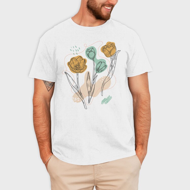 Tulips, Tricou Barbati (Unisex)