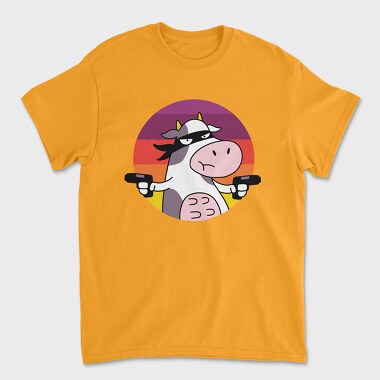 Tricou Barbati (Unisex), Cow Cartoon