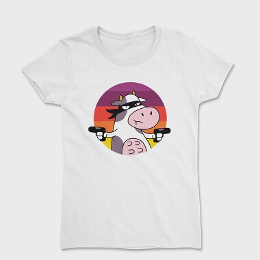 Tricou Femei, Cow Cartoon