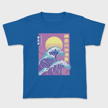 Tricou Copii, Big Wave Vaporwave