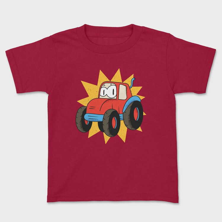 Cartoon Tractor, Tricou Copii