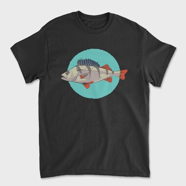 Tricou Barbati (Unisex), Flussbarsch Fish