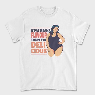 Tricou Barbati (Unisex), Woman Fat Flavour