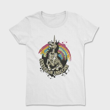 Tricou Femei, Skeleton Unicorn