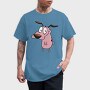 Cartoon Retro Courage the Cowardly Dog 5, Tricou Barbati (Unisex)