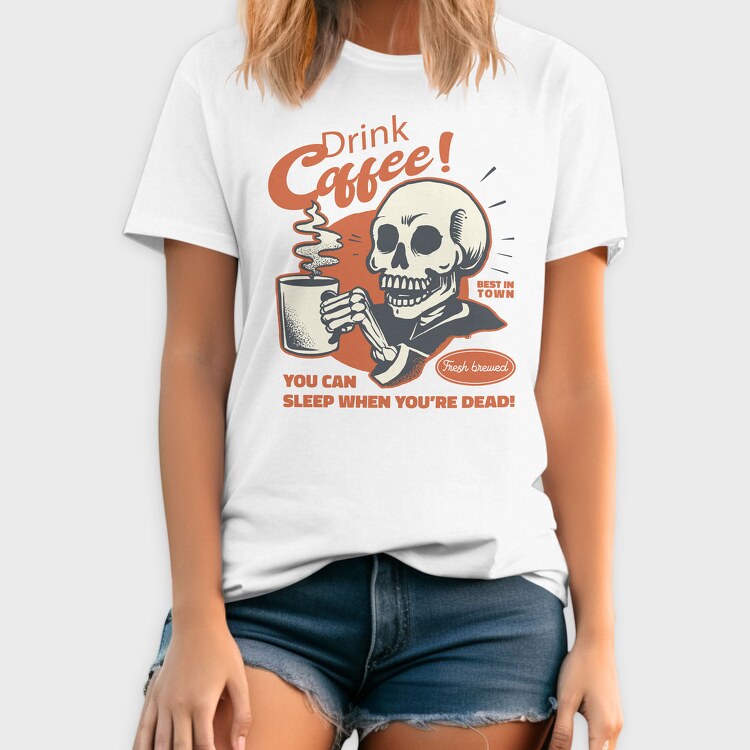 You Can Sleep When You Are Dead, Tricou Barbati (Unisex)