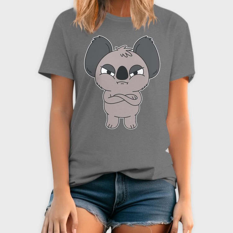 Angry Koala, Tricou Barbati (Unisex)