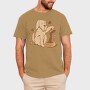 Dog Coffee Doodle, Tricou Barbati (Unisex)