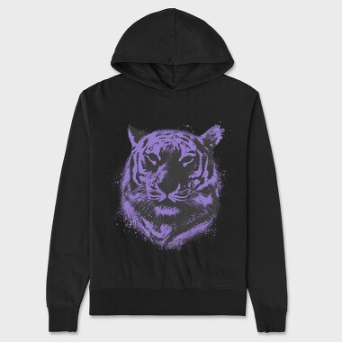 Hanorac Barbati (Unisex), Purple Tiger