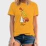 Cartoon Retro Cow and Chicken 5, Tricou Barbati (Unisex)