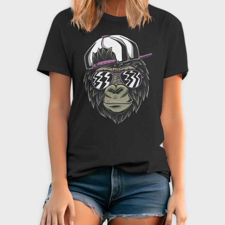 Stylish Monkey, Tricou Barbati (Unisex)