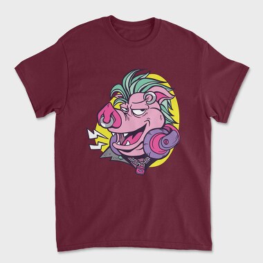 Tricou Barbati (Unisex), Punk Pig Face