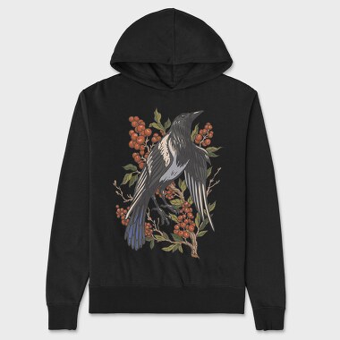 Magpie Berries, Hanorac Oversize Barbati (Unisex)