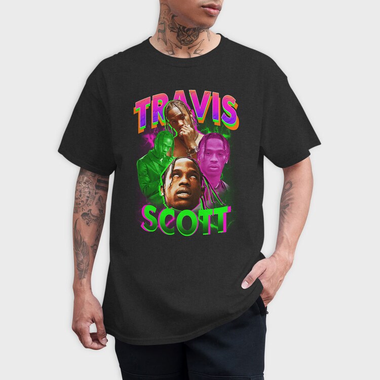 Travis Scott, Tricou Barbati (Unisex)
