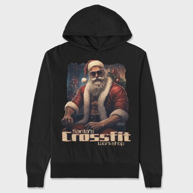 Gym Santa, Hanorac Oversize Barbati (Unisex)