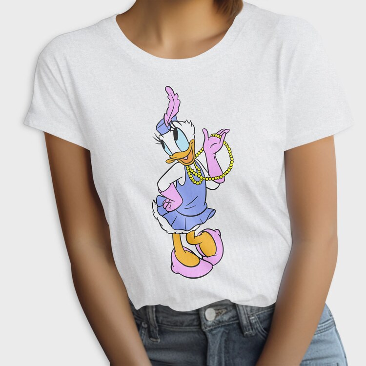 Cartoon Retro Daisy Duck 4, Tricou Femei