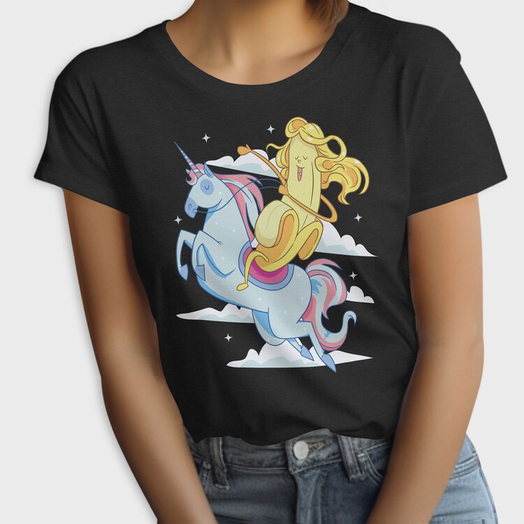 Banana Riding Unicorn, Tricou Femei