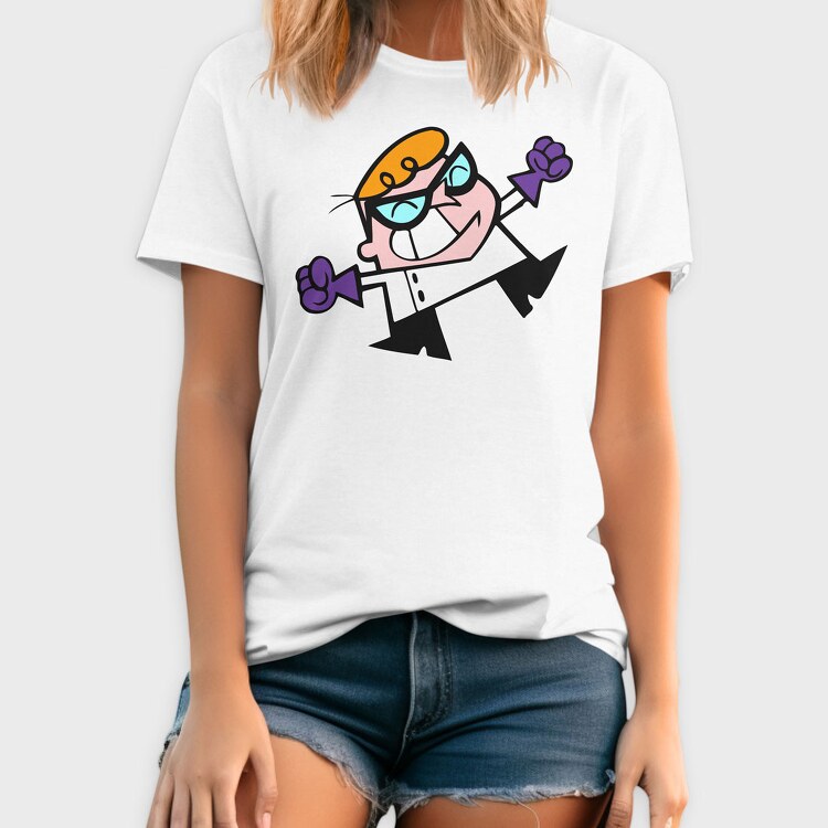 Cartoon Retro Dexter Laboratory 1, Tricou Barbati (Unisex)