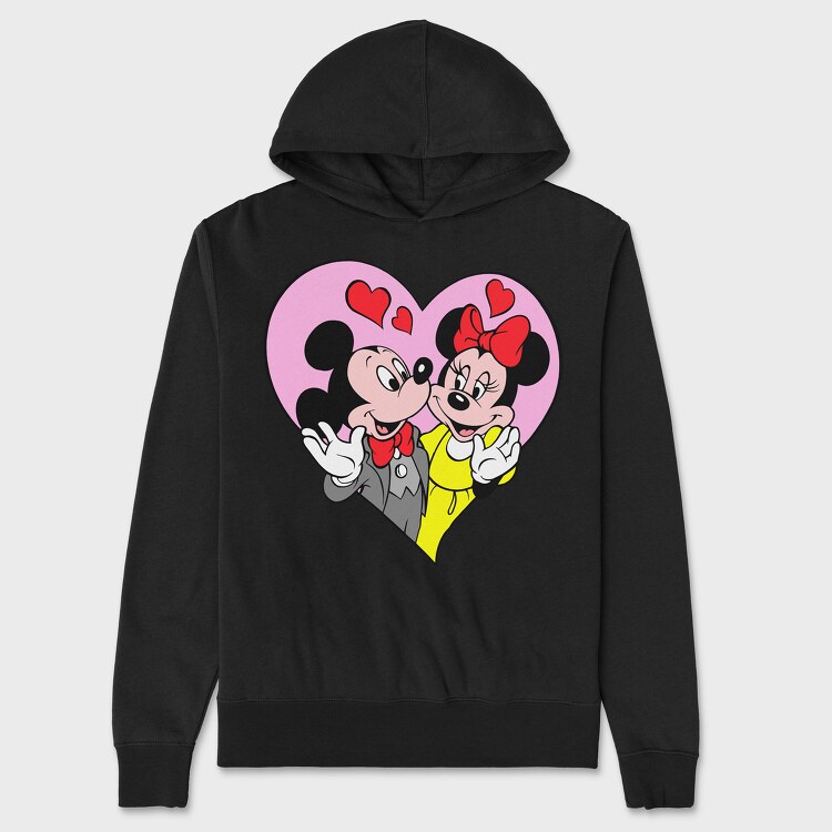 Cartoon Retro Disney 5, Hanorac Oversize Barbati (Unisex)