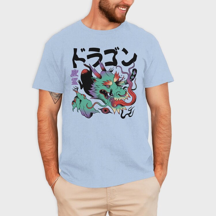 Psychedelic Japanese 05, Tricou Barbati (Unisex)