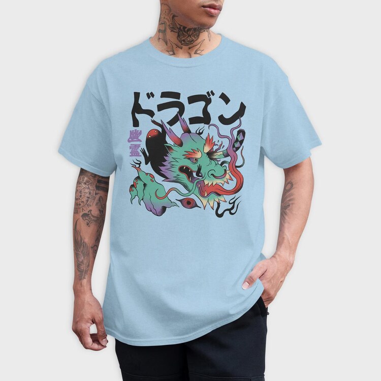 Psychedelic Japanese 05, Tricou Barbati (Unisex)