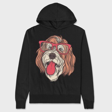 Dog Bernedoodle, Hanorac Oversize Barbati (Unisex)