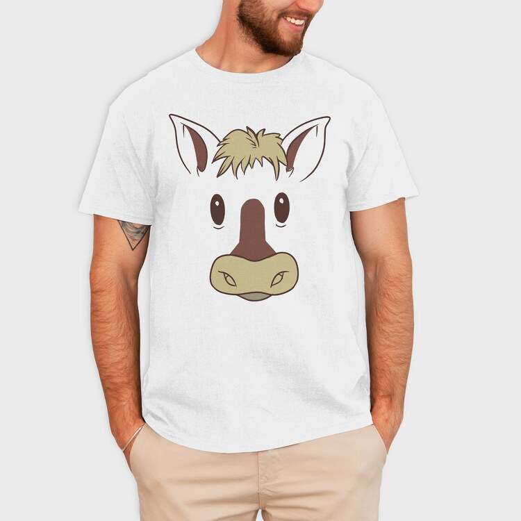 Horse Face, Tricou Barbati (Unisex)