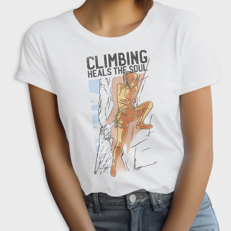 Climbing Heals the Soul, Tricou Femei