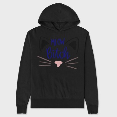 Meow Bitch, Hanorac Oversize Barbati (Unisex)