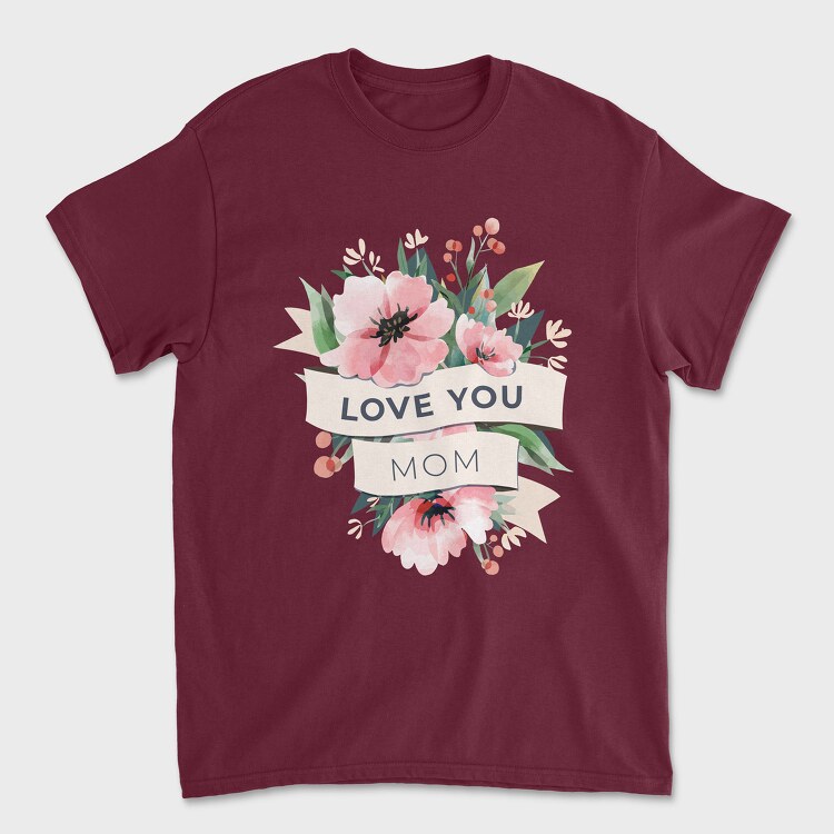 Watercolor Flowers Mother 2, Tricou Barbati (Unisex)