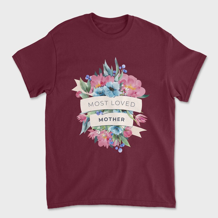 Watercolor Flowers Mother, Tricou Barbati (Unisex)