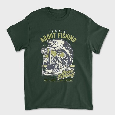 Tricou Barbati (Unisex), All About Fishing