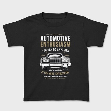 Automotive Enthusiasm, Tricou Copii