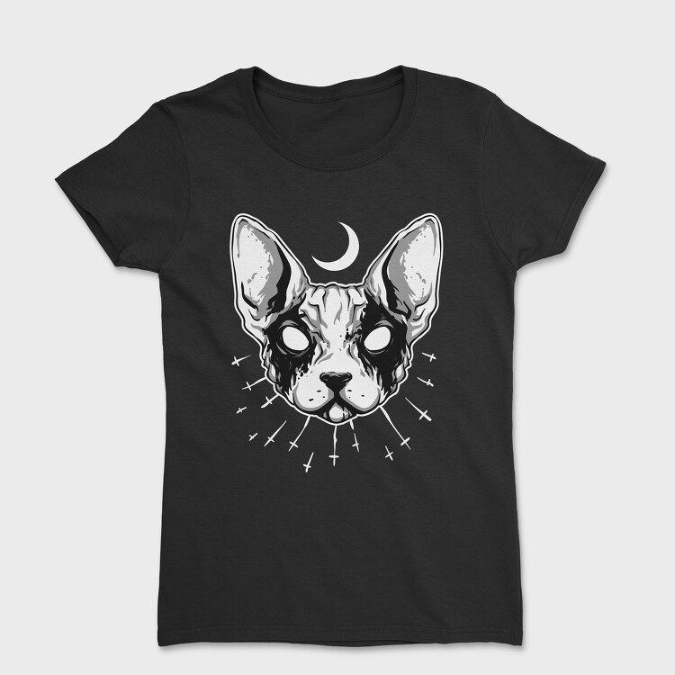 Black Metal Cat, Tricou Femei