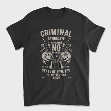 Criminal Syndicate, Tricou Barbati (Unisex)