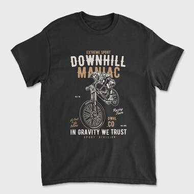 Downhill Maniac, Tricou Barbati (Unisex)