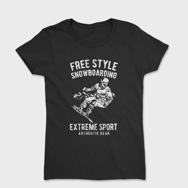 Tricou Femei, Free Style Snowboarding