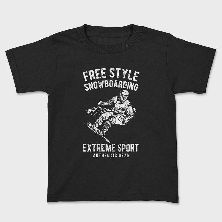 Free Style Snowboarding, Tricou Copii