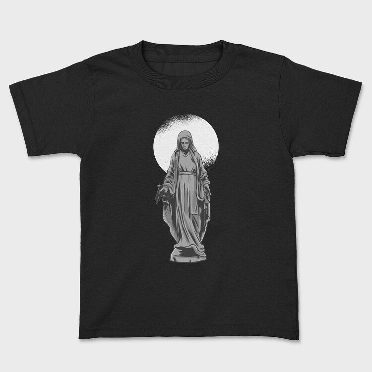 Ilustracion Estatua Con Usin, Tricou Copii