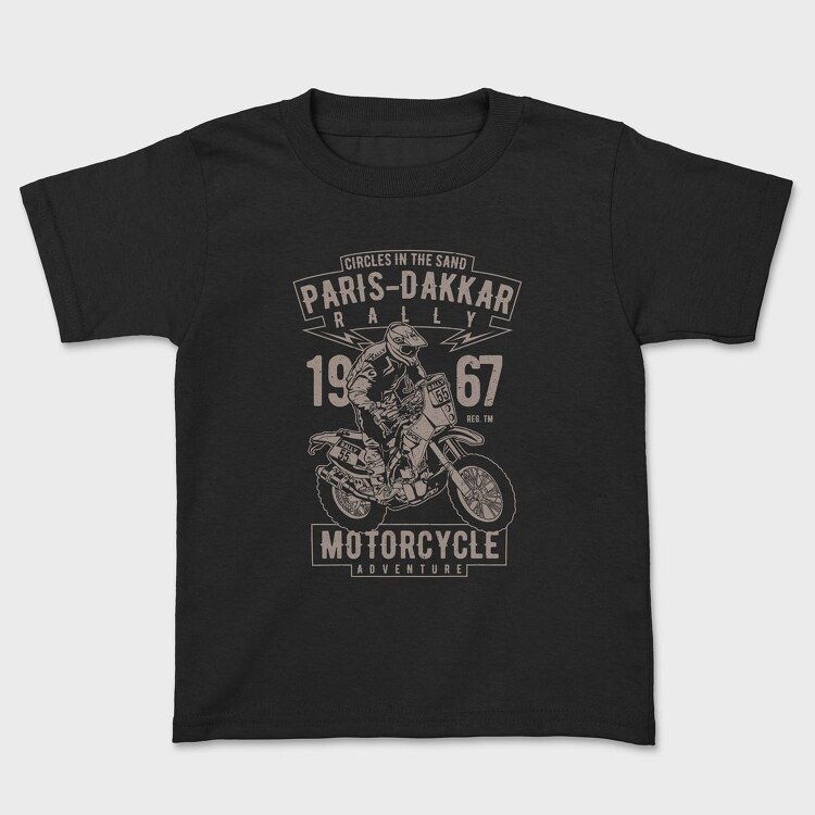 Paris Dakkar Rally Motorcycle, Tricou Copii