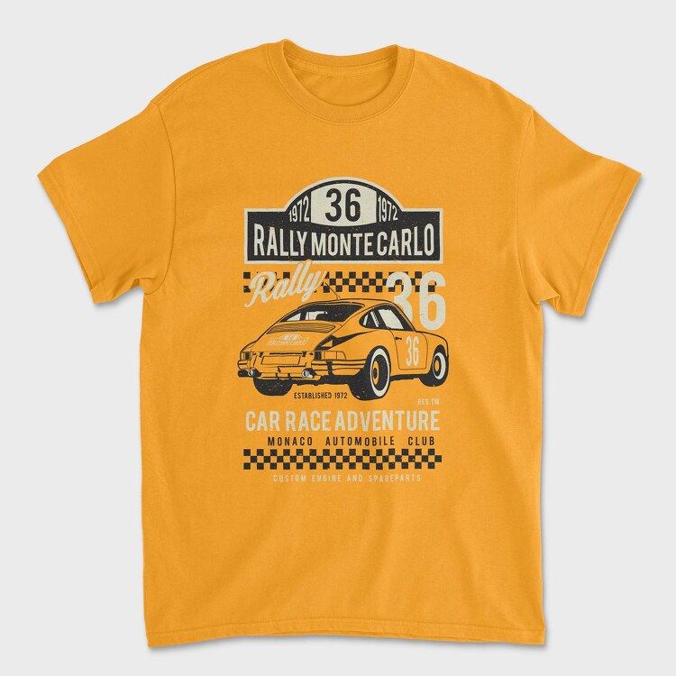 Rally Monte Carlo, Tricou Barbati (Unisex)