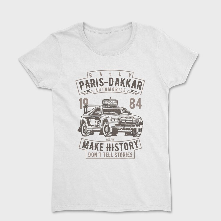 Tricou Femei, Rally Paris Dakar Automobile