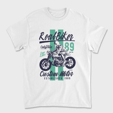 Real Biker, Tricou Barbati (Unisex)