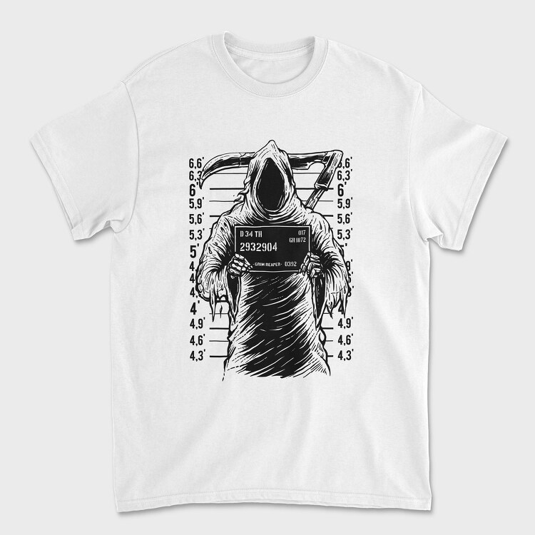 Reaper Mugshot, Tricou Barbati (Unisex)