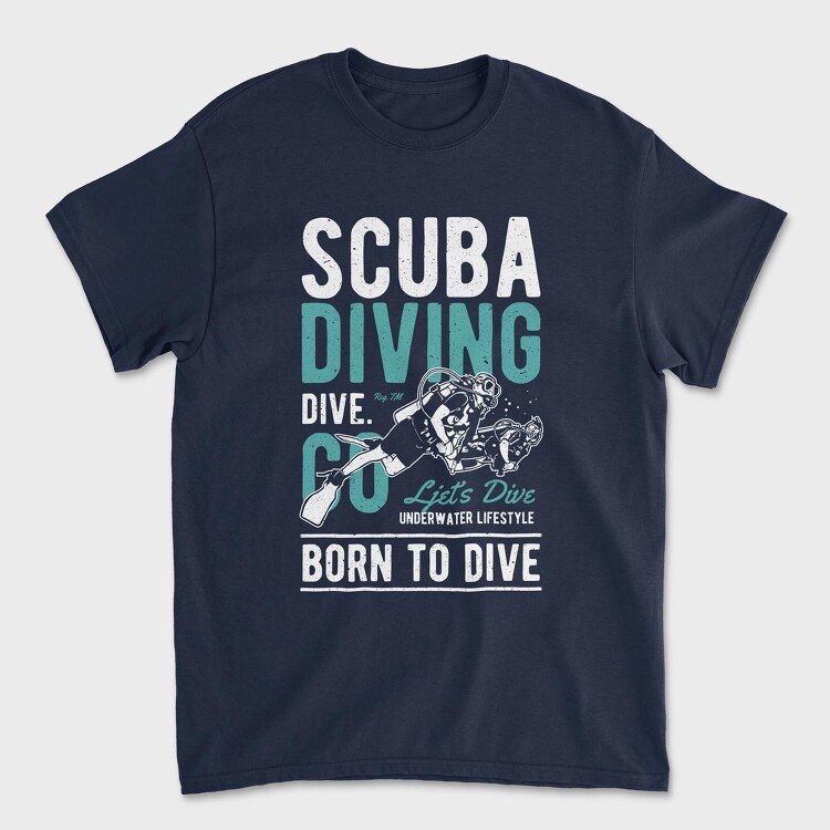 Scuba Diving, Tricou Barbati (Unisex)